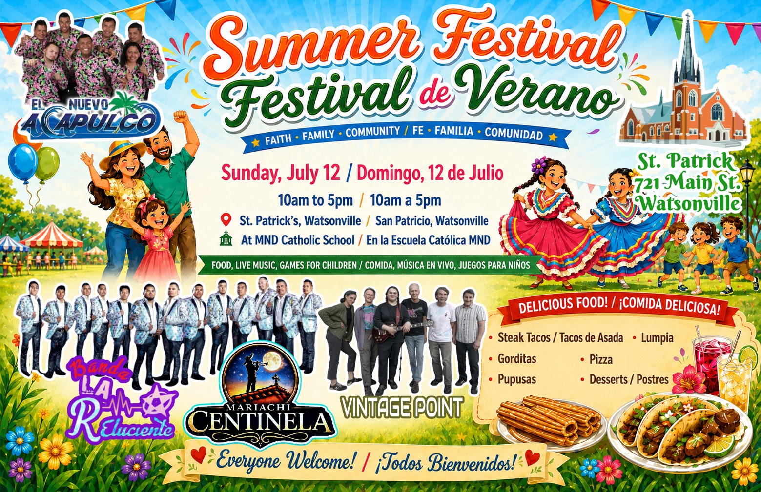 Summer Festival flyer